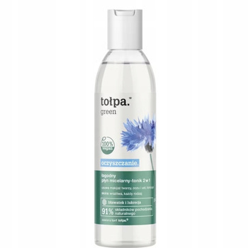 Tołpa Green 2w1 Łagodny Nawilżający Płyn Micelarny Tonik Do Twarzy 200ml