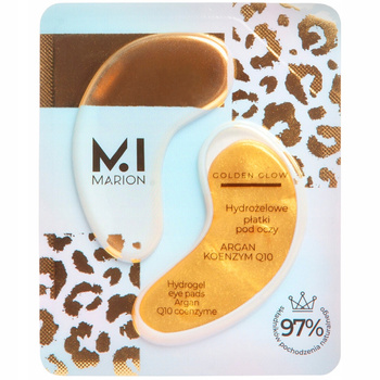 Marion Golden Glow Hydrożelowe Płatki Pod Oczy Przeciwzmarszczkowe Q10 2szt