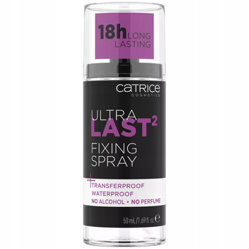 Catrice Ultra Last2 18H Fixing Wodoodporny Spray Utrwalający Makijaż 50ml