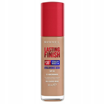 Rimmel Lasting Finish 35HR Nawilżający Podkład Do Twarzy 201 Classic Beige