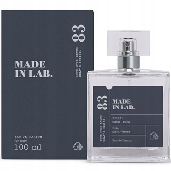 Made In Lab 83 Woda Perfumowana Męska Imbir Jaśmin Fasola Tonka EDP 100ml