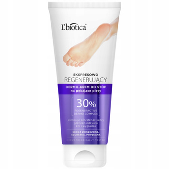 L'biotica Ekspresowo Regenerujący Dermo Krem Do Stóp Mocznik Skwalan 100ml