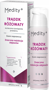 Medity+ Trądzik Różowaty Krem Naprawczy Noc 50ml