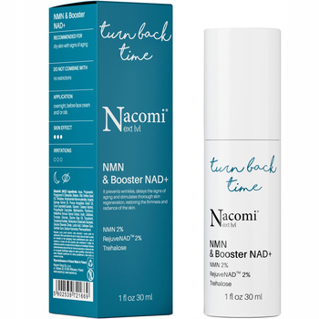 Nacomi Next Level Serum NMN Bosster NAD+ Silnie Przeciwstarzeniowe 30ml