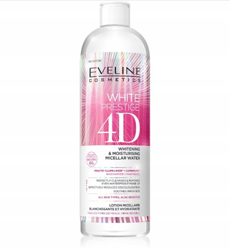 Eveline White Prestige 4D Wybielający i Nawilżający Płyn Micelarny 500ml