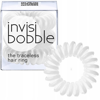 Invisibobble Gumki Do Włosów Sprężynki Białe Innocent White 3 sztuki