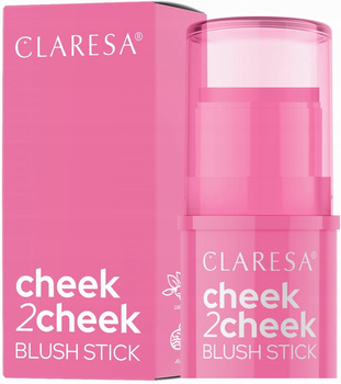 Claresa Kremowy Bluch Róż w Sztyfcie Stick Cheek 2 Cheek 01 Candy Pink 6g