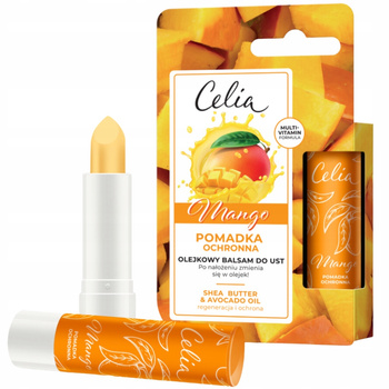 Celia Nawilżająca Pomadka Ochronna Bezbarwny Olejkowy Balsam Do Ust Mango