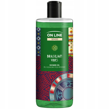 On Line Senses Brasilian Vibes Olejkowy Żel Pod Prysznic Guarana 500ml