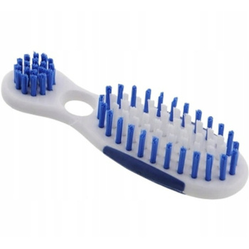 Elephant Intervion Podwójna Szczoteczka Do Rąk i Paznokci Poręczna z Gumką