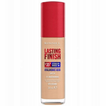 Rimmel Lasting Finish 35HR Nawilżający Podkład Do Twarzy 070 Seazame 30ml
