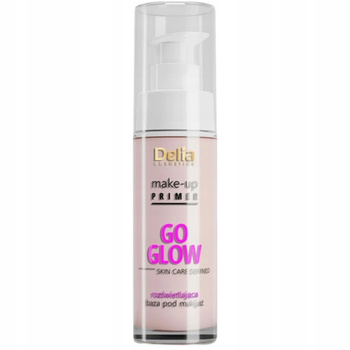 Delia Go Glow Makeup Primer Lekka Rozświetlająca Baza Pod Makijaż 30ml