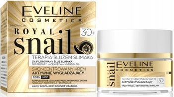 Eveline Royal Snail Rozświetlający Krem Pod Oczy 30+/40+ Śluz Ślimaka 20ml
