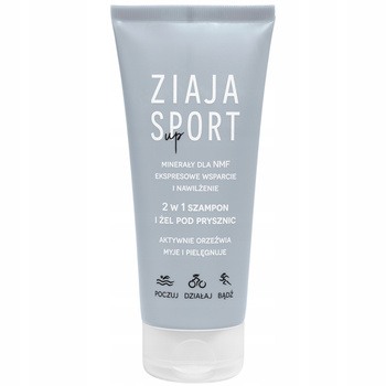 Ziaja Sport 2w1 Żel Pod Prysznic i Szampon Do Włosów z Keratyną 200ml