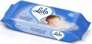Lula Chusteczki Nawilżane Dla Dzieci z Pantenolem 72 sztuki