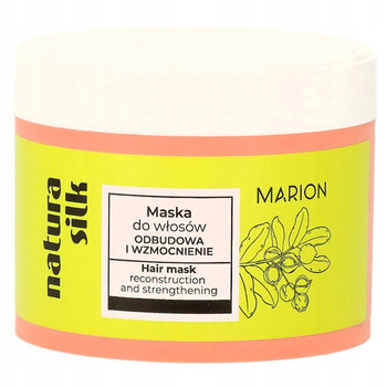 Marion Natura Silk Odbudowująca i Wzmacniająca Maska Do Włosów 300ml