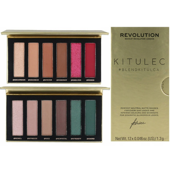 Makeup Revolution Kitulec #BLENDKITULCA Dwie Paletki 6 Cieni Do Powiek