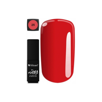 Silcare Flexy Hybrid Gel Lakier Hybrydowy 025 Red