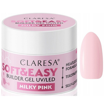 Claresa Soft Easy Gel Żel Budujący Milky Pink 45g