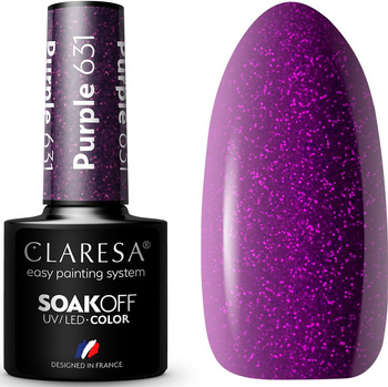 Claresa Lakier Hybrydowy Purple 631 Fioletowy 5g