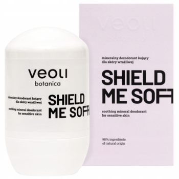Veoli Botanica Shield Me Soft Mineralny Dezodorant Damski Męski Kulka 50ml