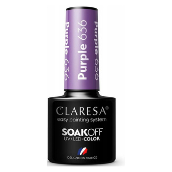 Claresa Lakier Hybrydowy Purple 636 5g