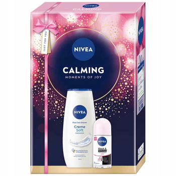 Nivea Calming Zestaw Prezentowy Kosmetyków Damskich Żel Pod Prysznic Kulka