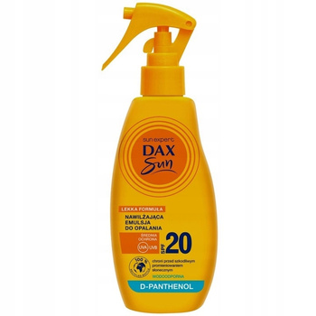 Dax Sun Emulsja Do Opalania Nawilżająca SPF20