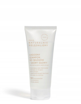 Ziaja Naturalnie Wegański Łagodny Szampon Do Włosów i Skóry Głowy 200 ml
