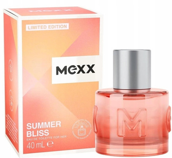 Mexx Summer Bliss EDT Orzeźwiająca Woda Toaletowa Kwiatowo Owocowa 40ml