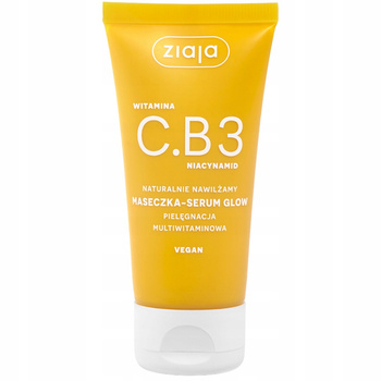 Ziaja C.B3 Niacynamid Multiaktywna Rozświetlająca Maseczka Do Twarzy 50ml