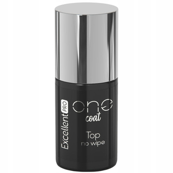 Excellent PRO One Coat Top Do Paznokci Hybrydowych No Wipe Bezbarwny 7g