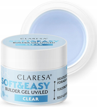 Claresa Soft & Easy Gel Żel Budujący Clear 12g