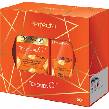 Perfecta Fenomen C Zestaw Prezentowy Krem do Twarzy + Krem Pod Oczy 50+