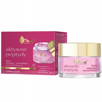 Ava Aktywne Peptydy Napinająco Rozświetlająca Maska Do Twarzy Glow 50ml