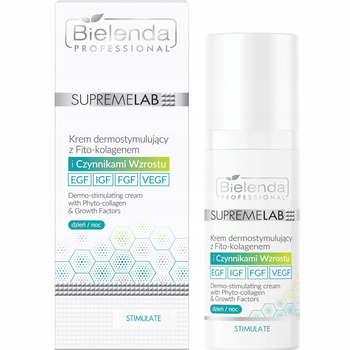 Bielenda Professional SupremeLab Stimulate Krem Dermostymulujący Fito Kolagen 50ml