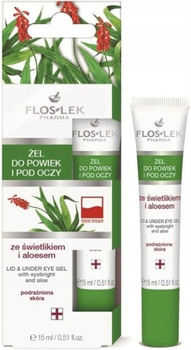 Floslek Żel Do Powiek z Świetlikiem i Aloesem 15ml