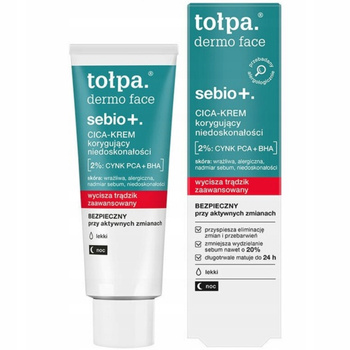 Tołpa Dermo Face Sebio Cica Krem Do Twarzy Przeciw Niedoskonałościom 40ml