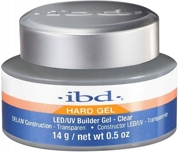 IBD Hard Gel LED/UV Builder Clear Żel Budujący 14g