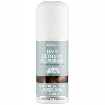 Joanna Hair Retouch Koloryzujący Spray Do Włosów Odrostów Medium Brown 75ml