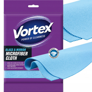 Vortex Wielorazowa Ścierka z Mikrofibry Superchłonna Do Szyb i Luster