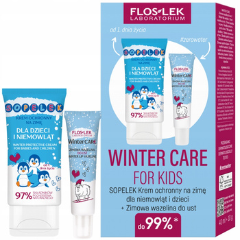 Floslek Winter Care Kids Zestaw Prezentowy Kosmetyków Dla Dzieci Od 1 Dnia
