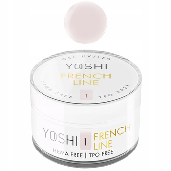 Yoshi French Line Budujący Samopoziomujący Żel Do Paznokci UV LED No 1 50ml