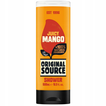 Original Source Shower Juicy Mango Naturalny Żel Pod Prysznic Owocowy 500ml