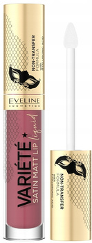 Eveline Variete Satin Matt Pomadka z Kwasem Hialuronowym 03 Berry Shake