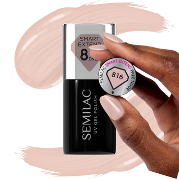 Semilac Smart Extend 8w1 Lakier Hybrydowy Baza Top 816 Pale Nude 7ml