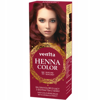 Venita Ziołowy Balsam Koloryzujący Naturalna Henna Do Włosów 11 Burgund