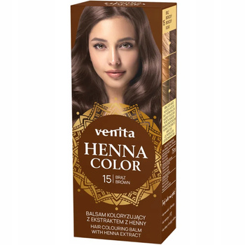 Venita Ziołowy Balsam Koloryzujący Naturalna Henna Do Włosów 15 Brąz