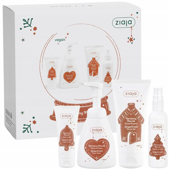 Ziaja Piernikowy Zestaw Prezentowy 4 Kosmetyków Damskich Do Ciała Kąpieli