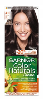 GARNIER COLOR NATURALS CREM FARBA 4.12 Lodowy brąz